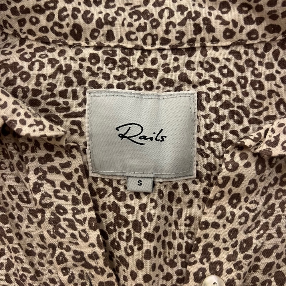 Rails Cheetah Print Sleeveless Top - Size S - image 3